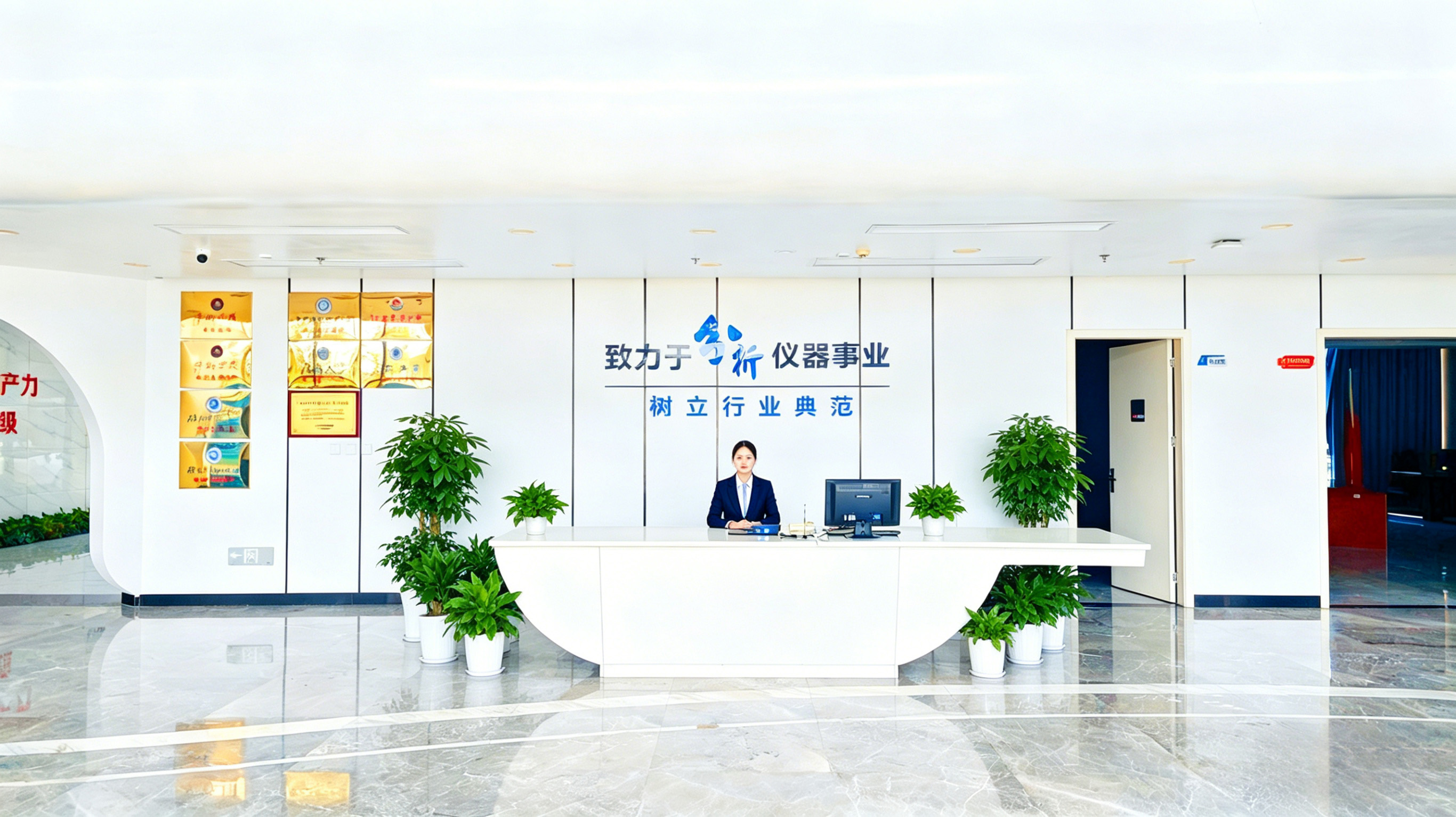 Tianzhao Instruments reception area