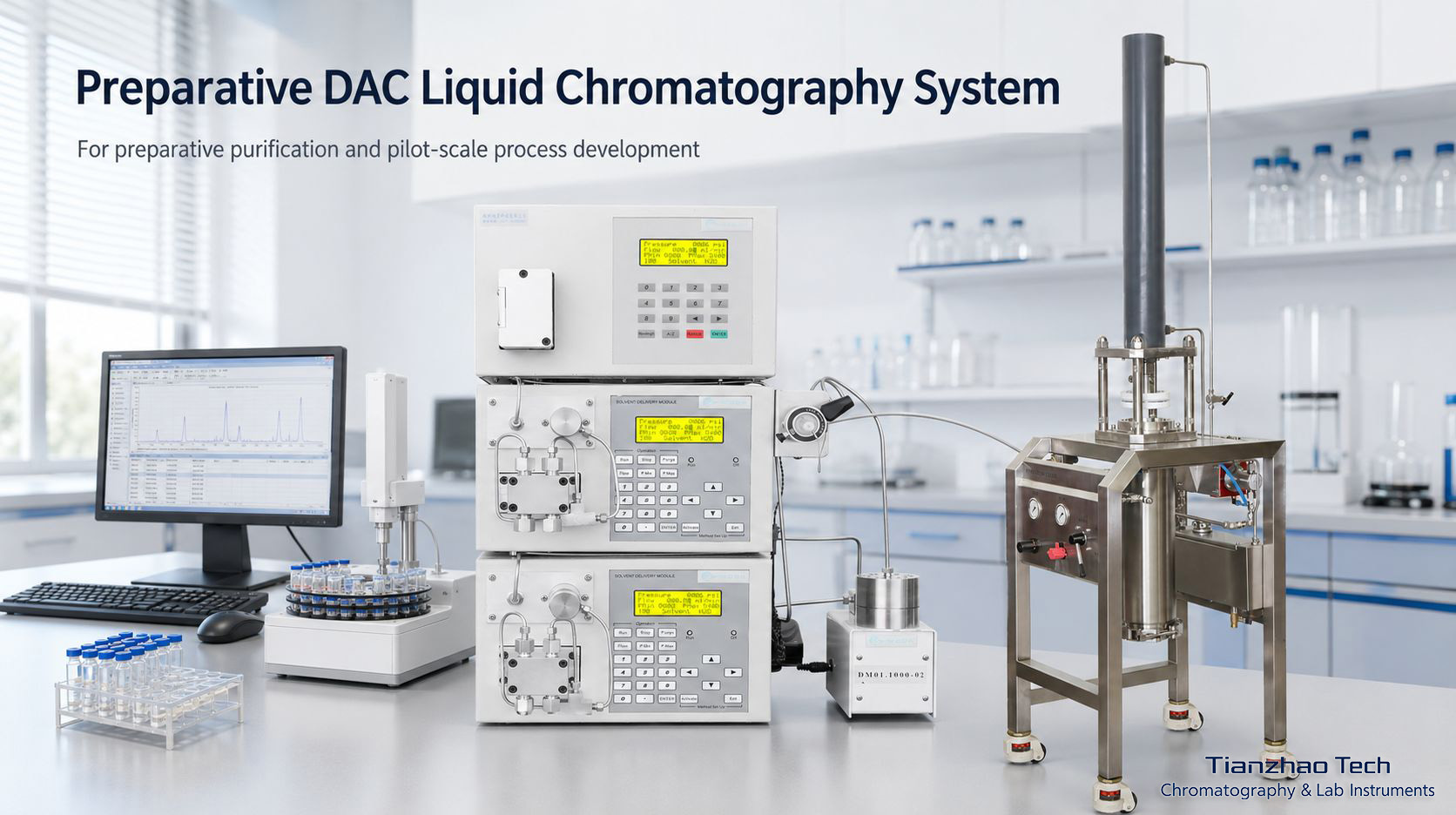 LC500P Dynamic Axial Preparative Chromatography System view 2